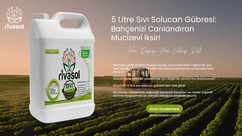 5 Litre Sıvı Solucan Gübresi: Bahçenizi Canlandıran Mucizevi İksir! 5 Litre Sıvı Solucan Gübresi: Bahçenizi Canlandıran Mucizevi İksir!