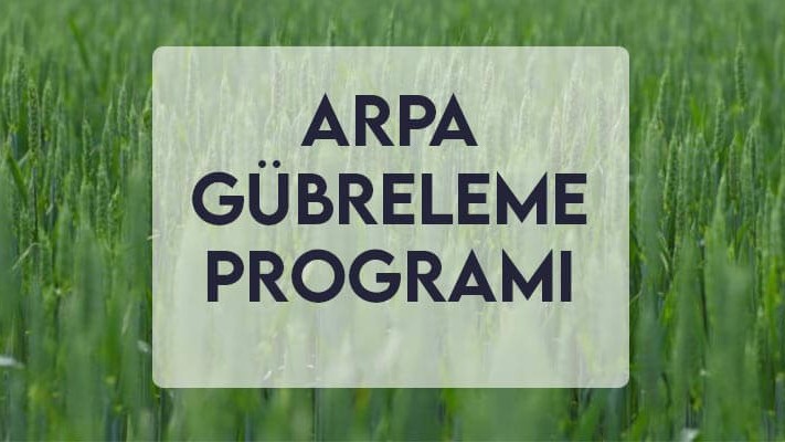 Arpa Gübreleme Programı