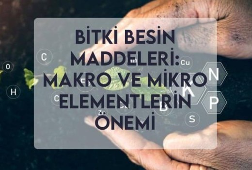Bitki Besin Maddeleri: Makro ve Mikro Elementlerin Önemi Bitki Besin Maddeleri: Makro ve Mikro Elementlerin Önemi