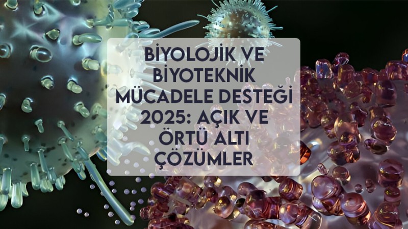 Biyolojik ve Biyoteknik Mücadele Desteği 2025: Açık ve Örtü Altı Çözümler