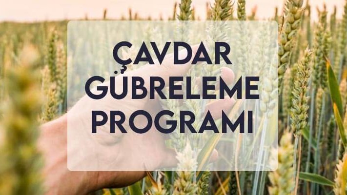 Çavdar Gübreleme Programı Çavdar Gübreleme Programı