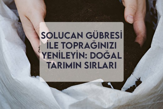 Solucan Gübresi ile Toprağınızı Yenileyin: Doğal Tarımın Sırları Solucan Gübresi ile Toprağınızı Yenileyin: Doğal Tarımın Sırları