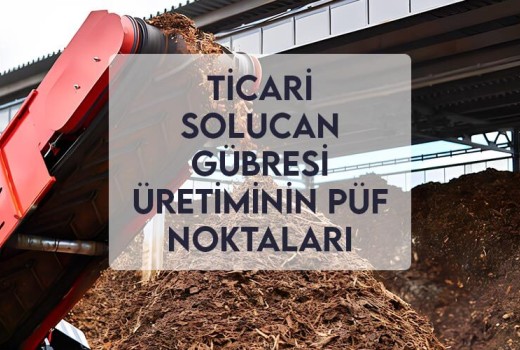 Ticari Solucan Gübresi Üretiminin Püf Noktaları