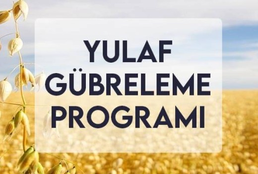 Yulaf Gübreleme Programı Yulaf Gübreleme Programı