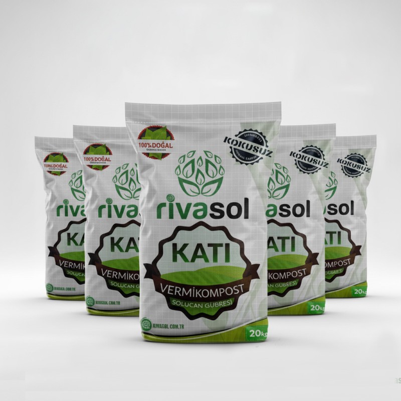 Rivasol 20 kg katı solucan gübresi – 5 al 4 öde kampanyası