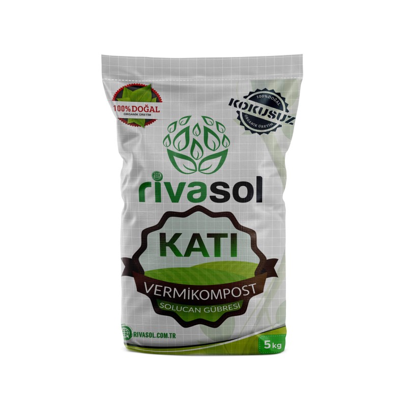 5 Kg Organik Katı Solucan Gübresi | Rivasol 5 Kg Organik Katı Solucan Gübresi
