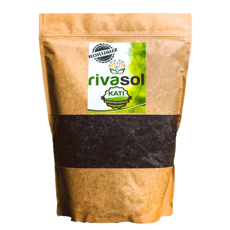 2 Kg Katı Solucan Gübresi 2 Kg Katı Solucan Gübresi Doğa Dostu Kraft Paket